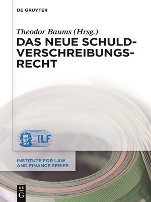 cover image of Das neue Schuldverschreibungsrecht